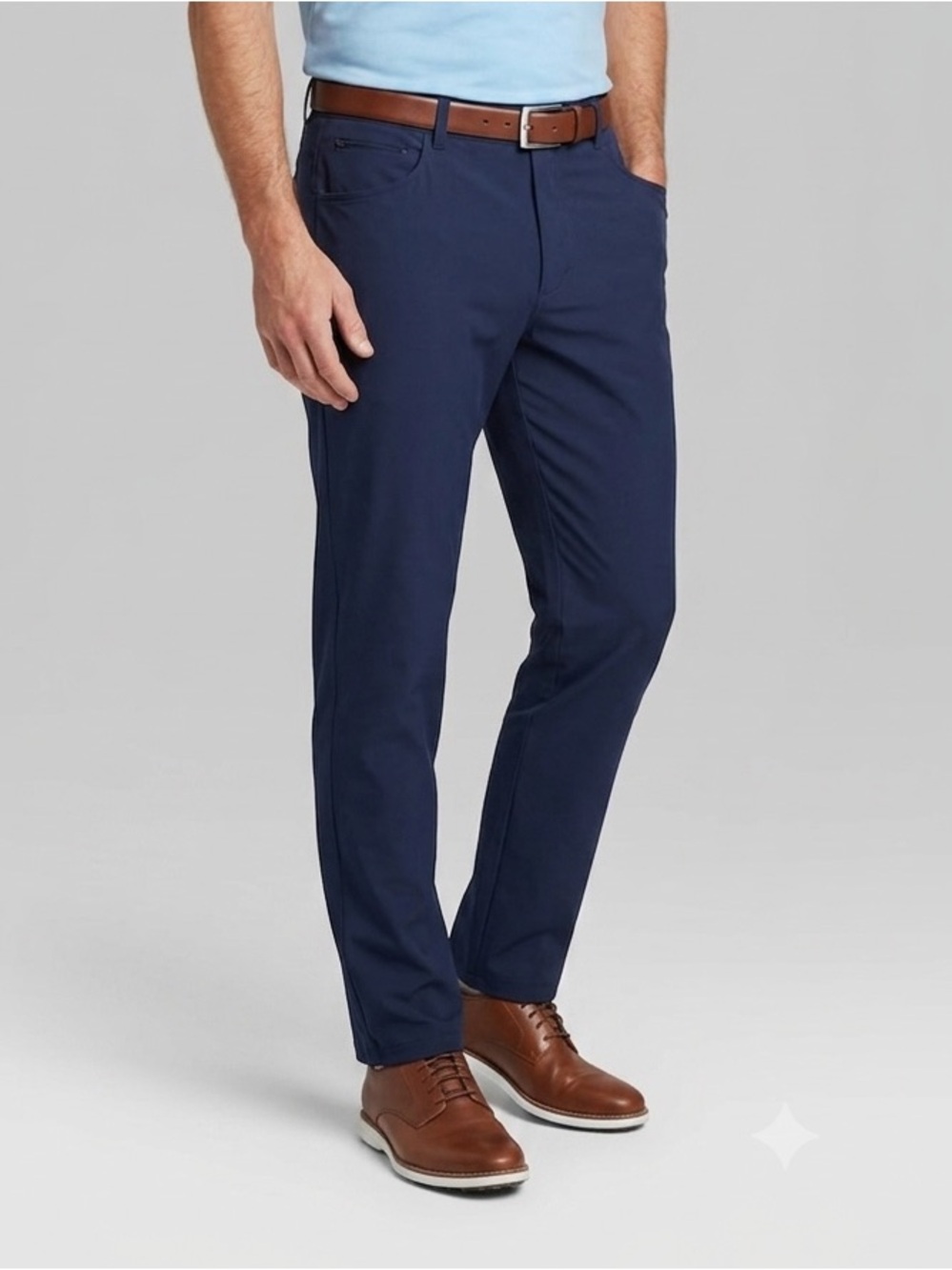 All In Motion Men’s Navy Blue Golf Pants Chino 36x32 Hiking